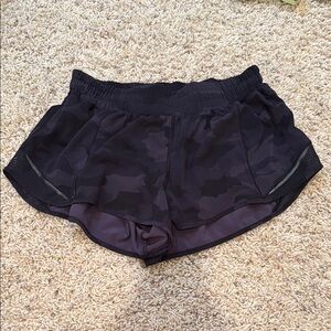 Lululemon Athletica Black Athletic Shorts with Moisture-Wicking Fabric